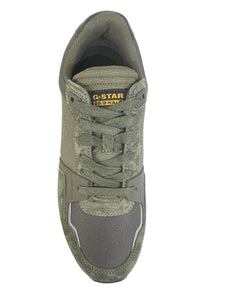 G-Star Raw, Track III Coated Canvas Olive Sneaker
