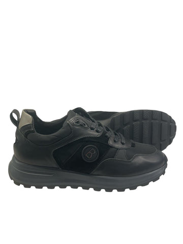 Bogner, Black With Grey Sole Sneakers