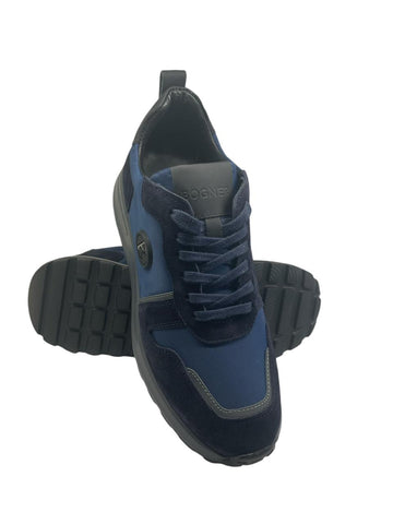 Bogner, Navy Blue Mix Sneakers