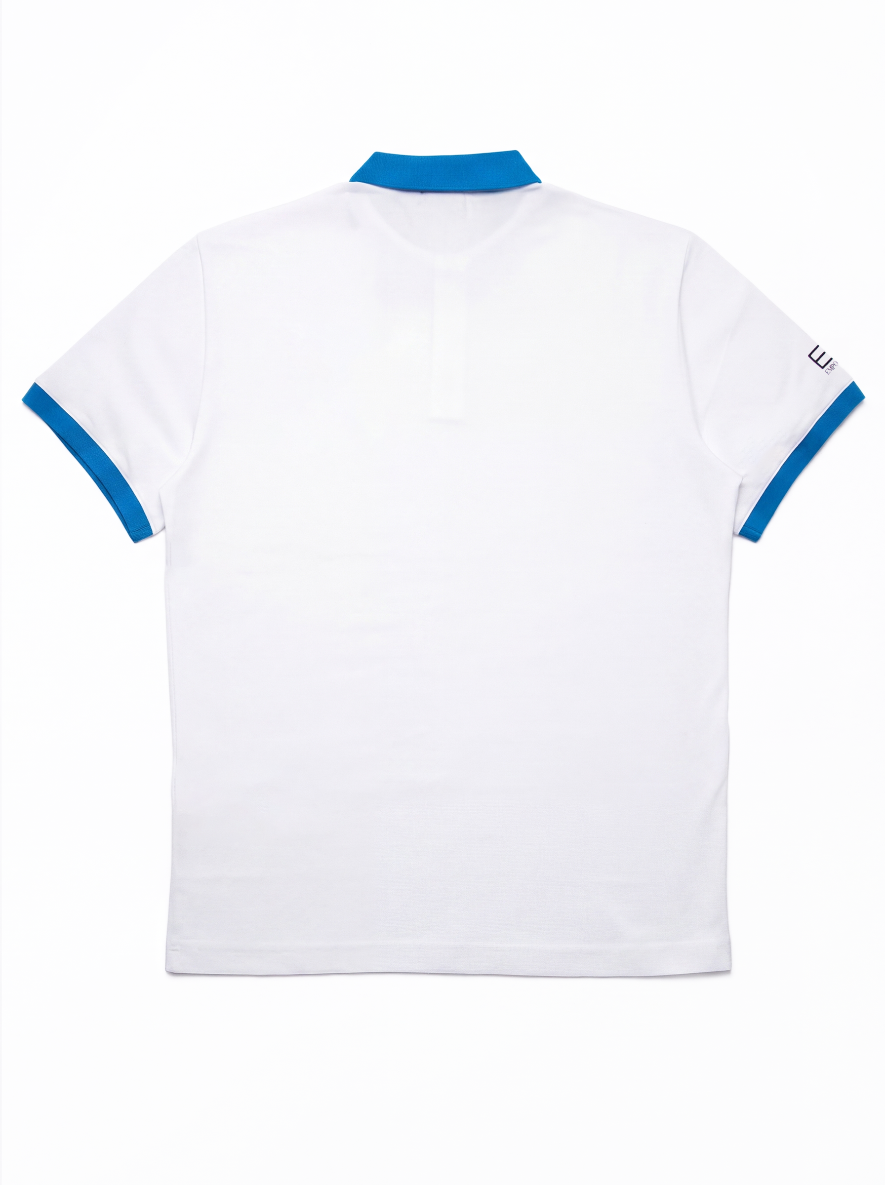 Emporio Armani,Wolf Graphic Polo Shirt - White/Blu
