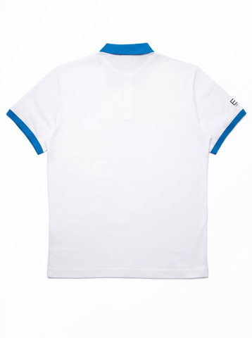 Emporio Armani,Wolf Graphic Polo Shirt - White/Blu