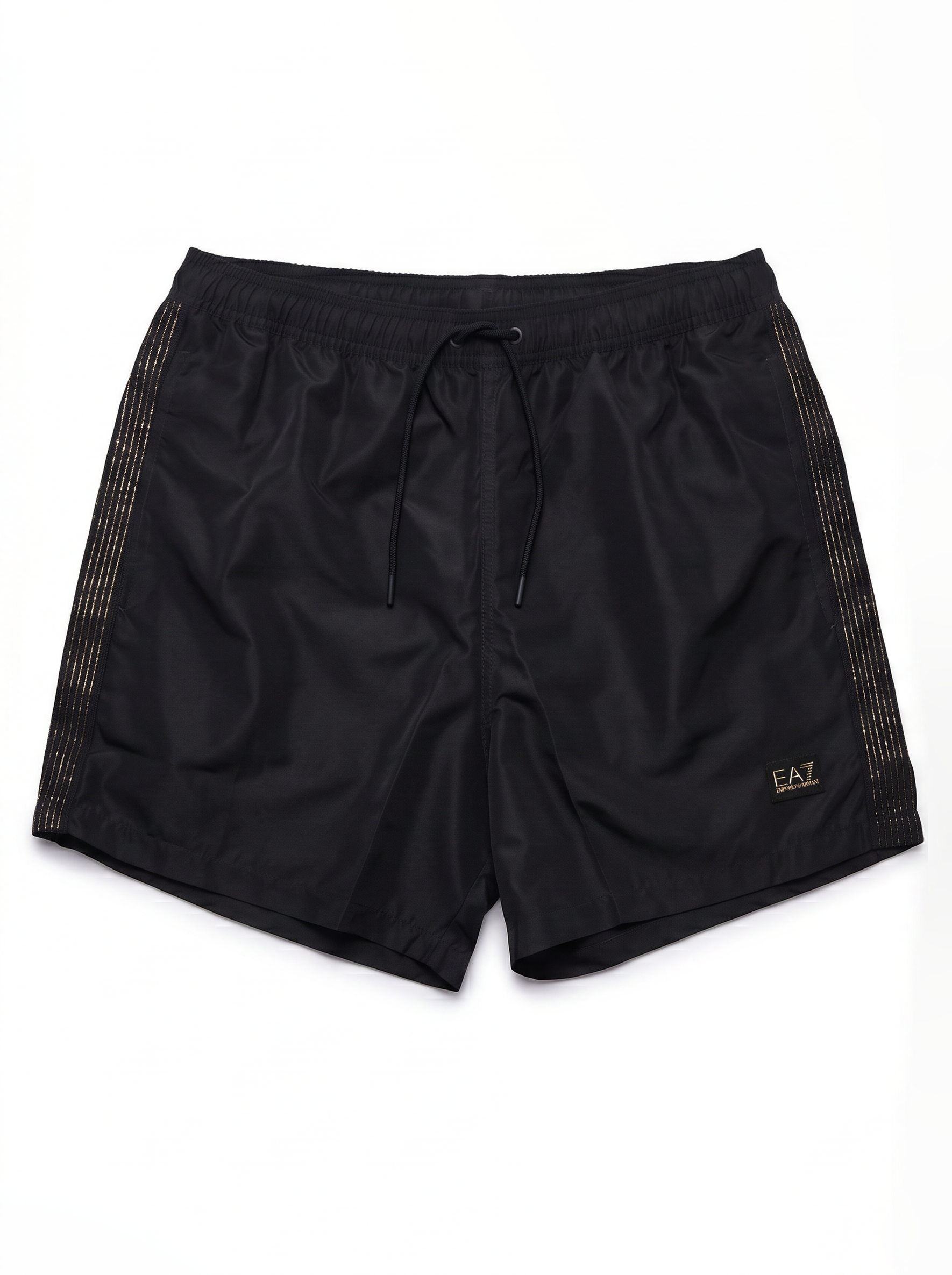 Emporio Armani, Tape Detail Swim Shorts - White – Naboulsi Distinction Emporio Armani, Tape Detail Swim Shorts - White – Naboulsi Distinction