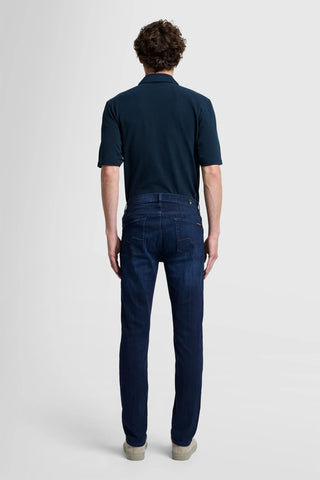 7 For All Mankind, Slimmy Tapered Luxe Performance Dark Blue Jeans