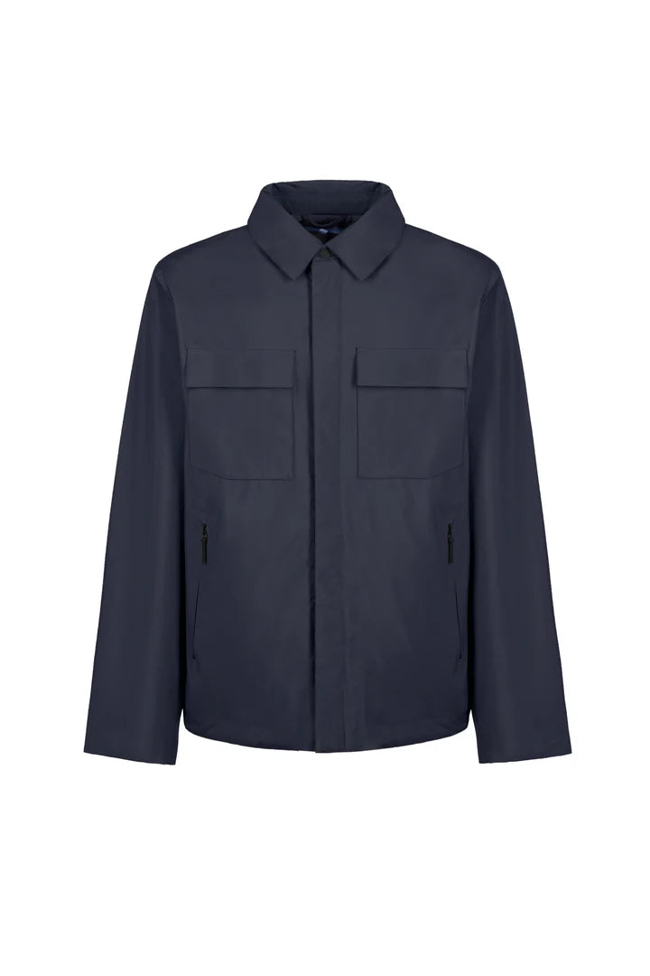 People Of Shibuya, Technical Fabric Navy Over Shirt