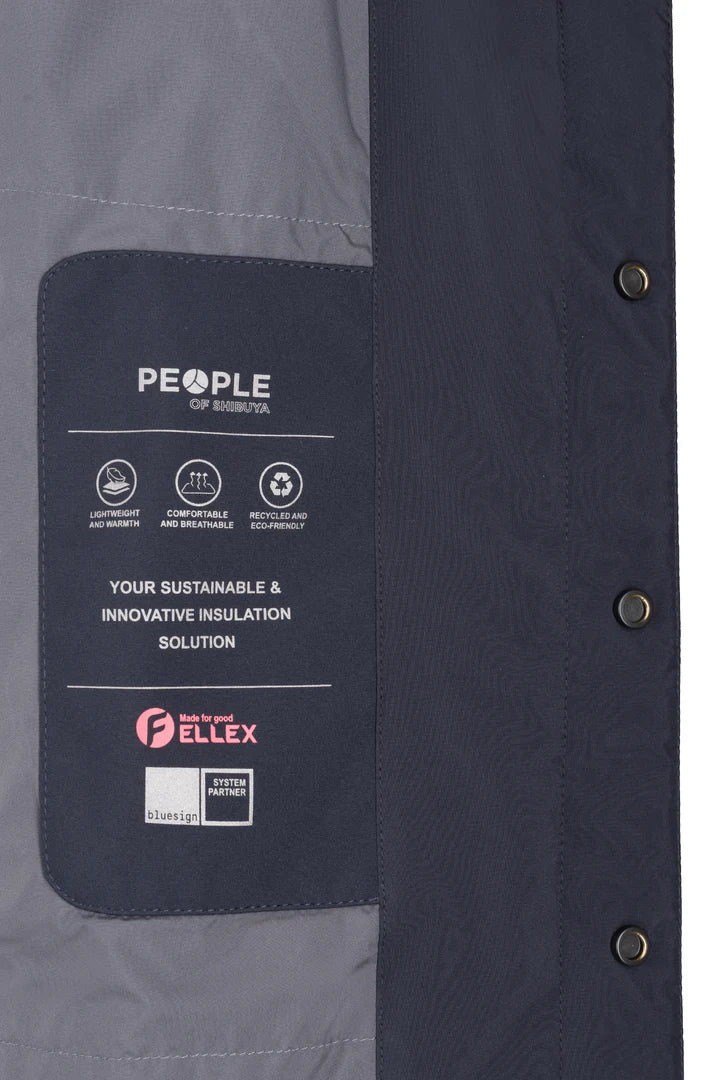 People Of Shibuya, Technical Fabric Navy Over Shirt