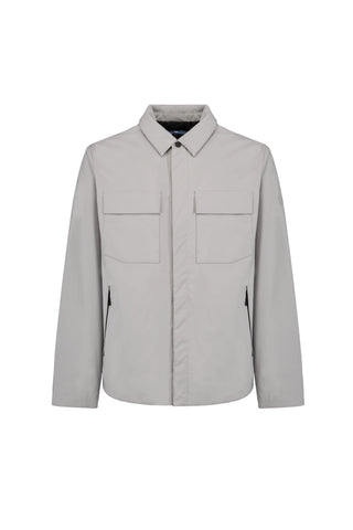 People Of Shibuya, Technical Fabric Grey Over Shirt