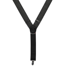 Load image into Gallery viewer, Lerros, Grey  Elastic Suspenders With Bow-tie
