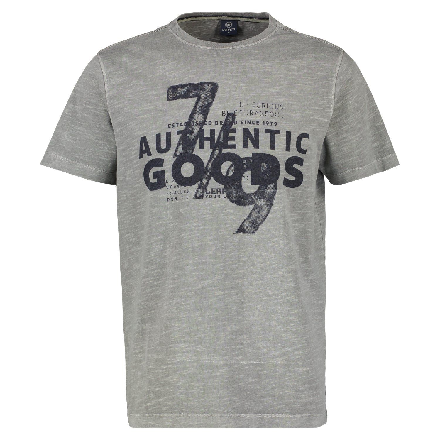 Lerros, Grey T-Shirt With A Special Print