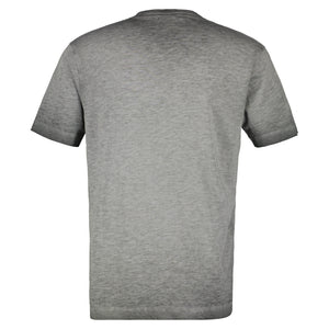 Lerros, V-Neck Grey Washed Out Melange T-Shirt