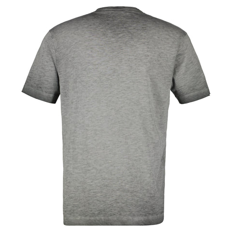 Lerros, V-Neck Grey Washed Out Melange T-Shirt