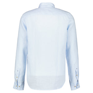 Lerros, Blue Linen Plain Shirt