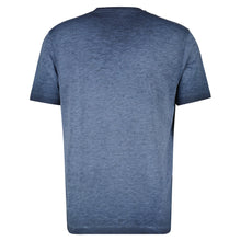 Load image into Gallery viewer, Lerros, V-Neck Blue Washed Out Melange T-Shirt
