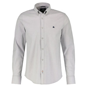 Lerros,Grey Plain Oxford Shirt
