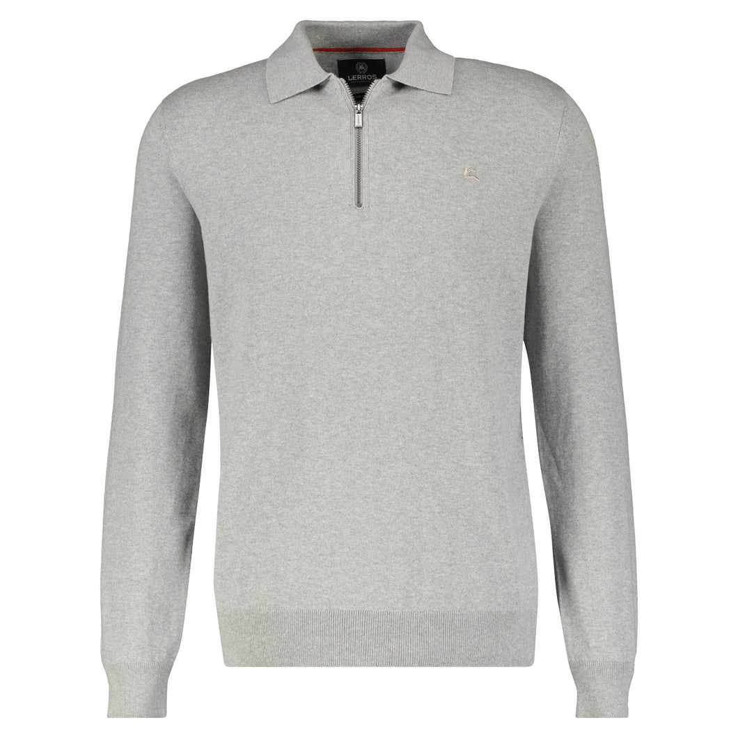 Lerros,Grey Knitted Polo