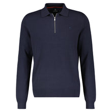 Load image into Gallery viewer, Lerros,Navy Knitted Polo

