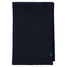 Load image into Gallery viewer, Lerros, Ribbed Coarse Knit Navy Scarf
