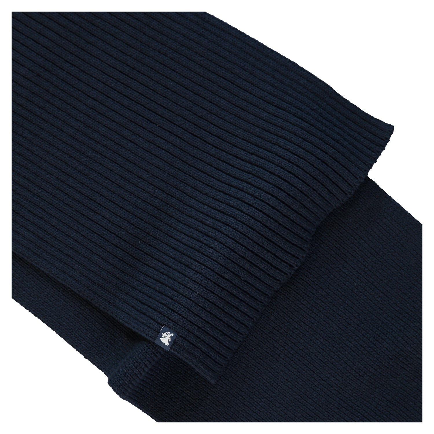 Lerros, Ribbed Coarse Knit Navy Scarf – Naboulsi Distinction