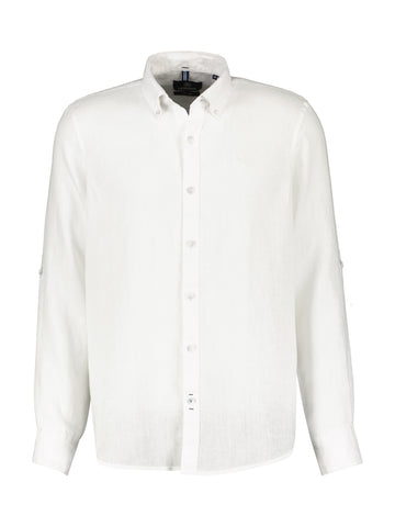 Lerros,White Casual  Linen Shirt,
