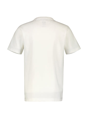 Lerros, White Plain T-Shirt  IN Cool & Dry Quality