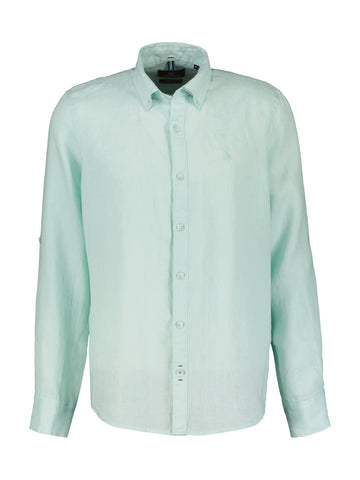 Lerros,Light Sea Blue Casual  Linen Shirt