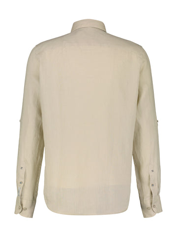 Lerros,Light Dune Beige Casual  Linen Shirt