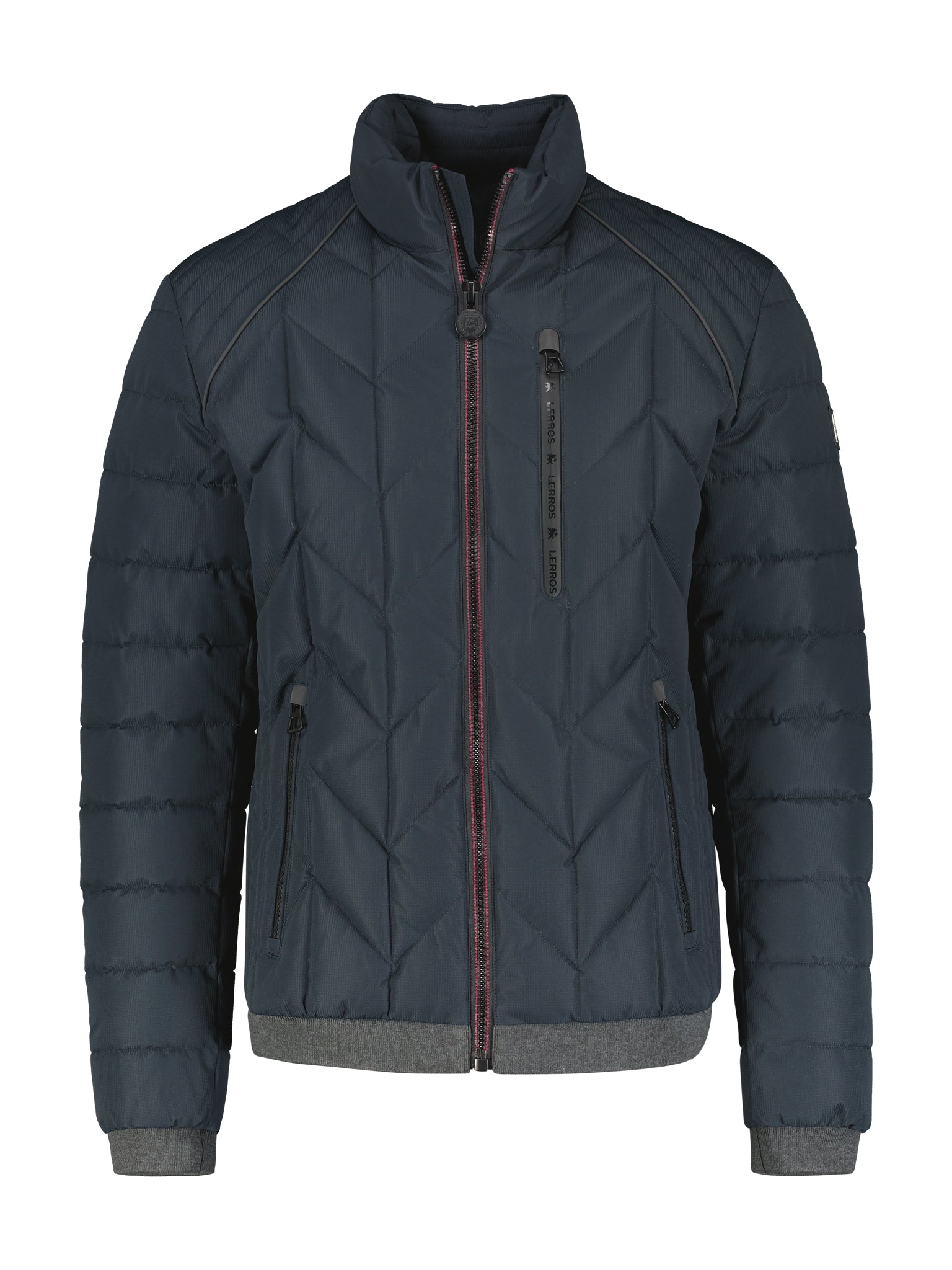 Lerros, Navy Quilted Blouson With Function