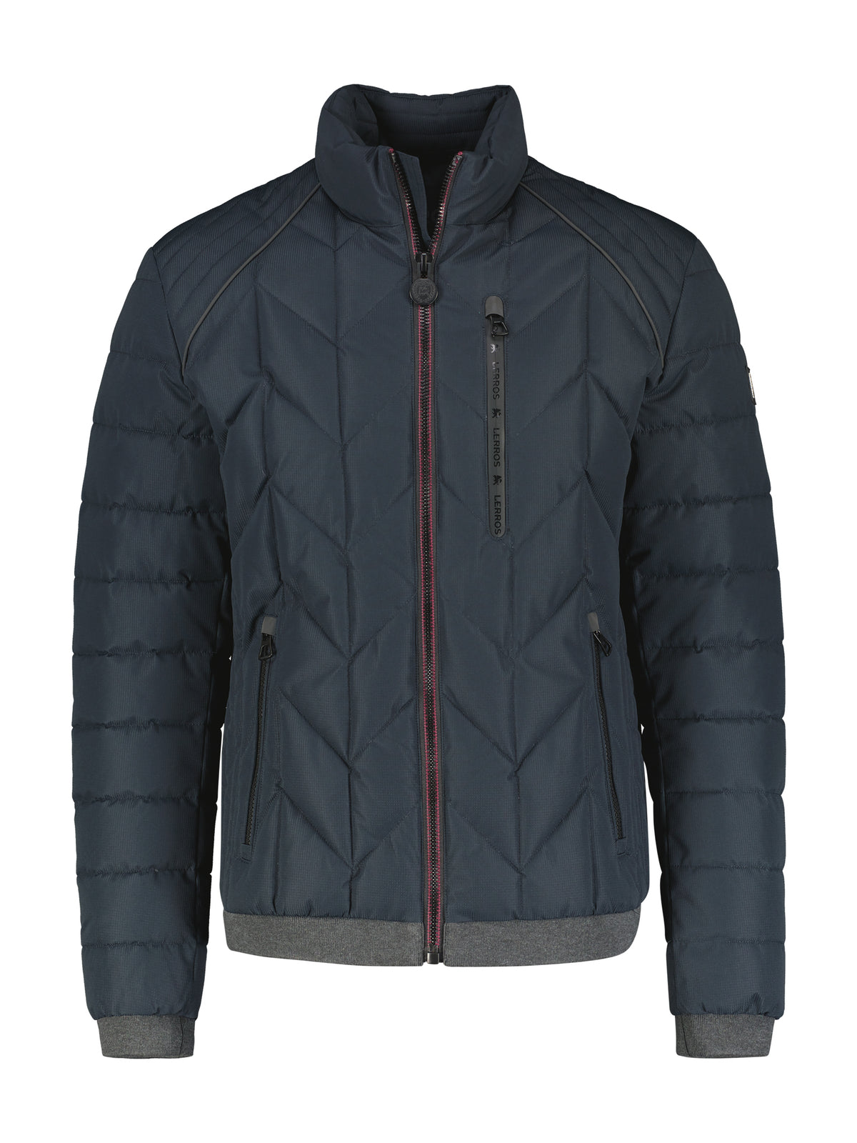 Lerros, Navy Quilted Blouson With Function