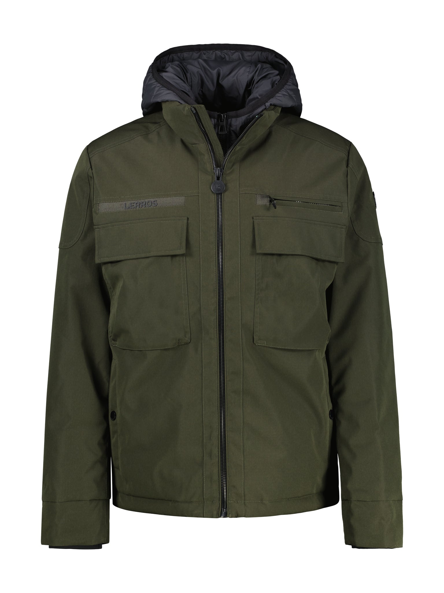 Lerros, Field jacket with hood, lined
