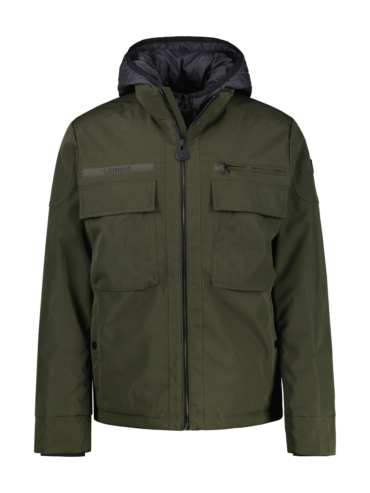 Lerros, Field jacket with hood, lined