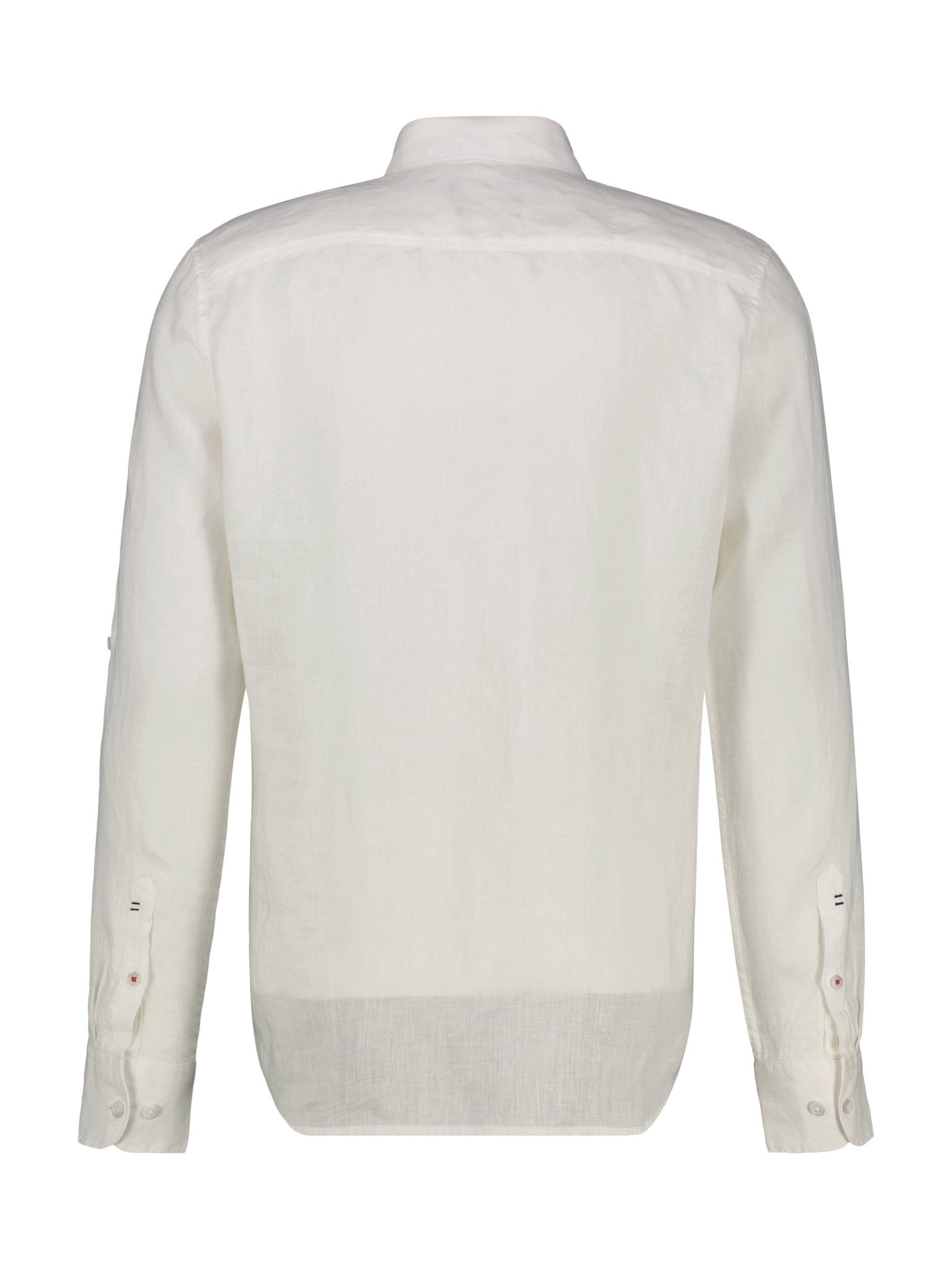 Lerros, White Shirt In Linen-Cotton Blend