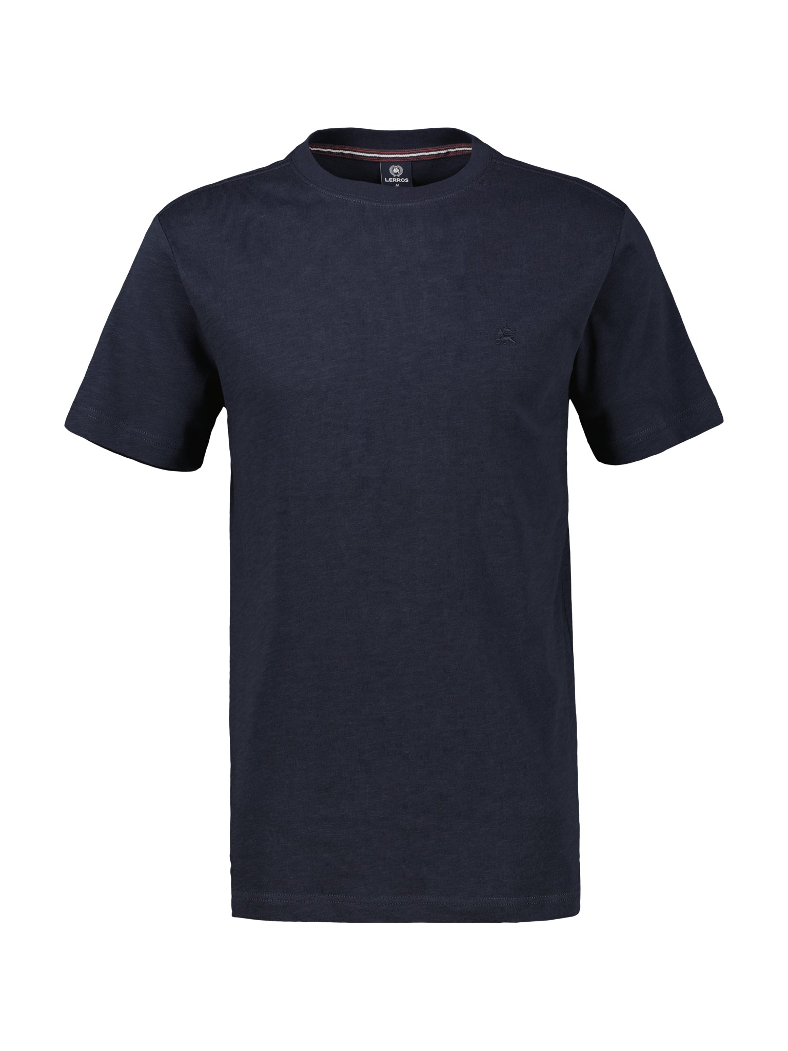 Lerros, Navy Jersey T-shirt, Loosely Woven