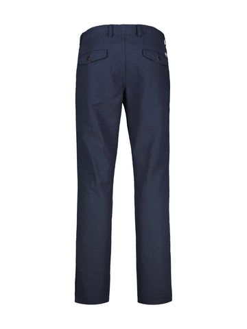 Lerros, Summery Navy Chino With Linen Content, RELAX FIT