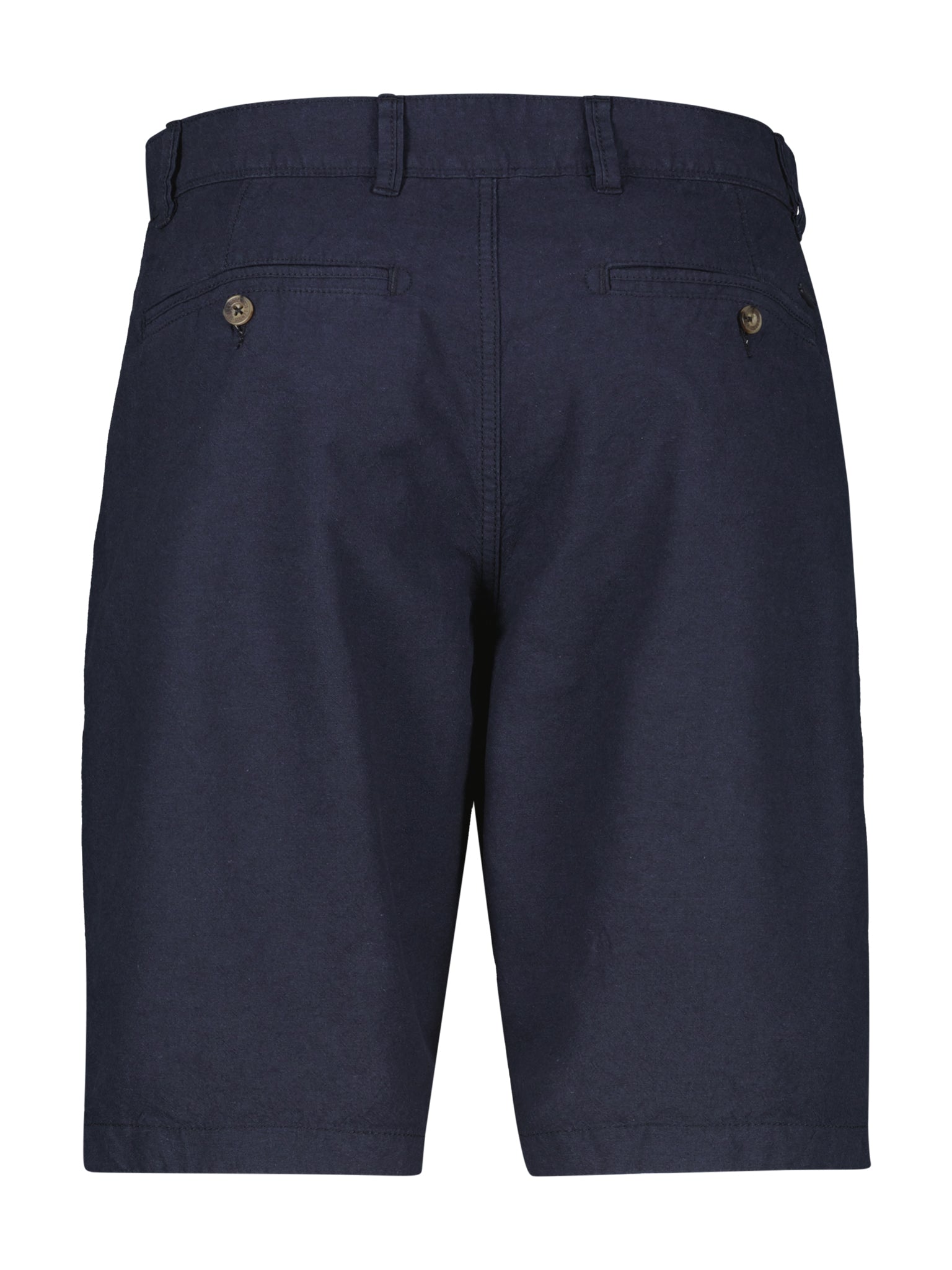 Lerros, Navy Chino Bermuda shorts with linen content