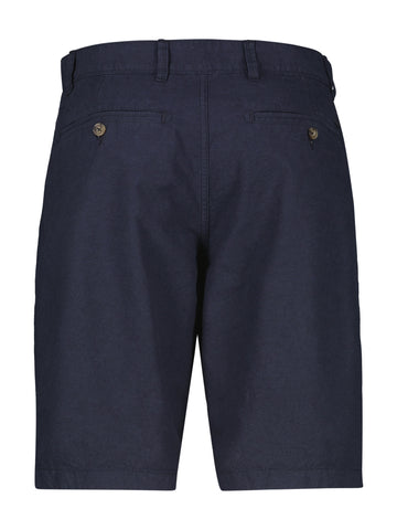 Lerros, Navy Chino Bermuda shorts with linen content