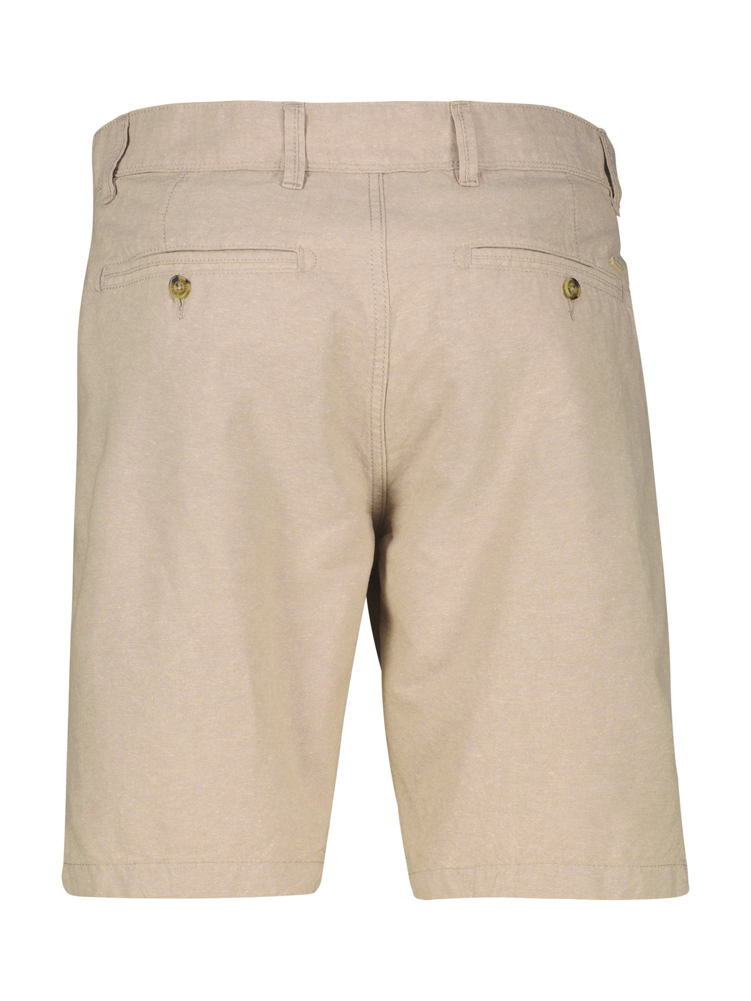 Lerros, Beige Chino Bermuda shorts with linen content