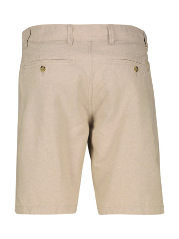 Lerros, Beige Chino Bermuda shorts with linen content