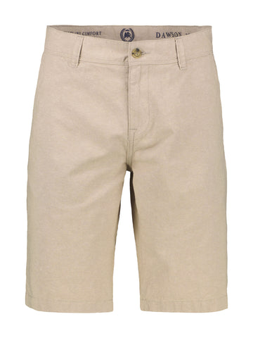 Lerros, Beige Chino Bermuda shorts with linen content
