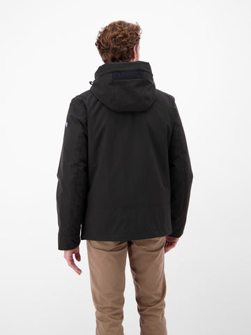 Lerros, Black Blouson In Structured Look