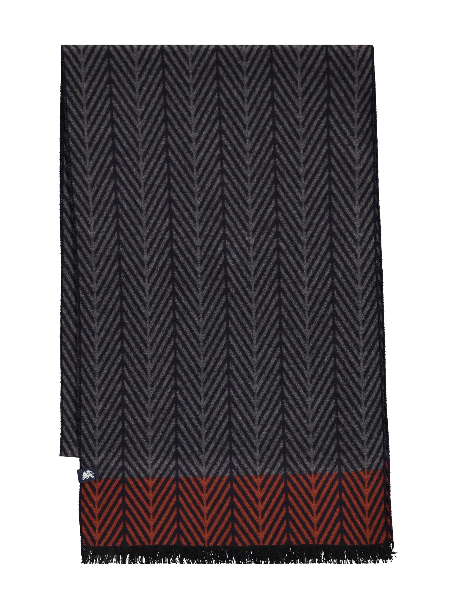Lerros, Men's scarf With Herringbone Pattern