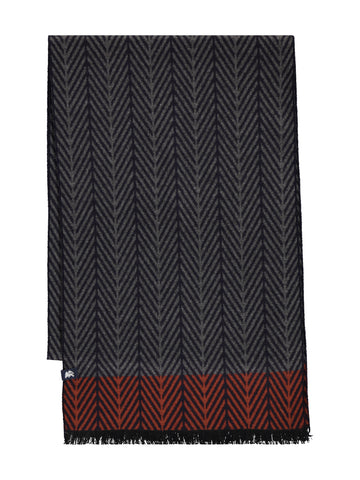 Lerros, Men's scarf With Herringbone Pattern