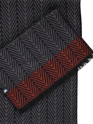 Lerros, Men's scarf With Herringbone Pattern