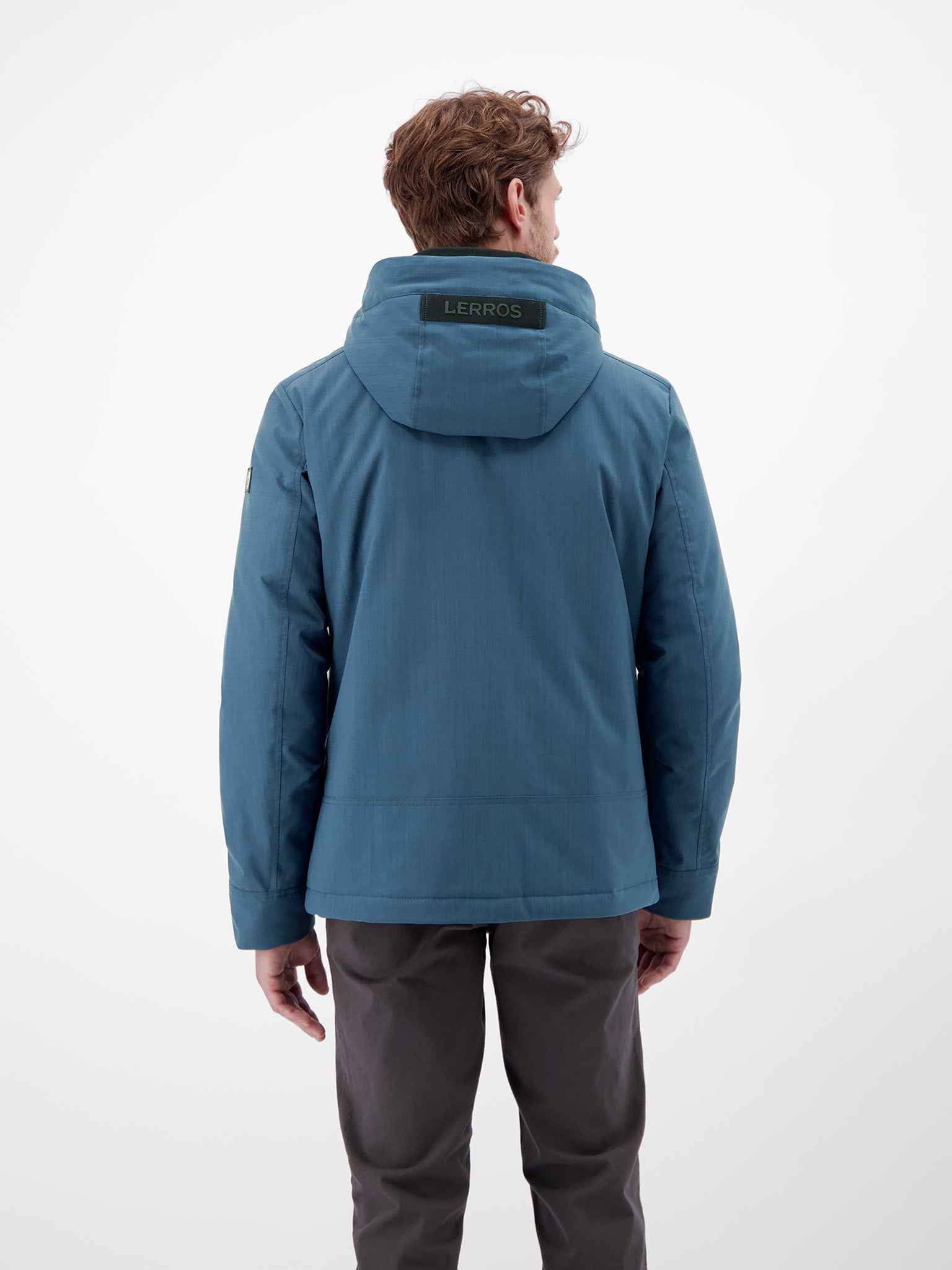 Lerros, Storm Blue Blouson in Structured Look