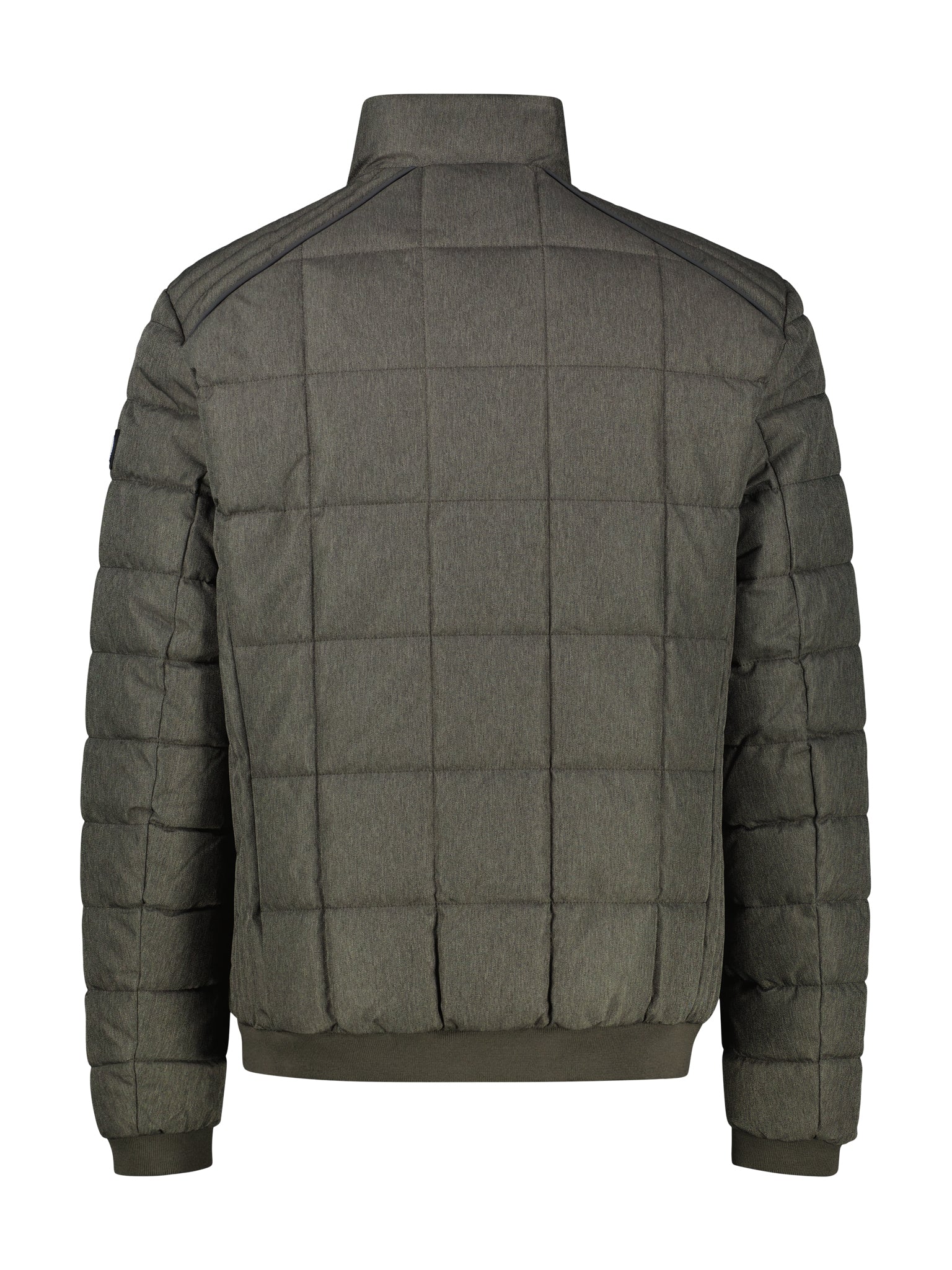 Lerros, Middle Brown Quilted jacket in wool look