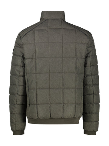 Lerros, Middle Brown Quilted jacket in wool look