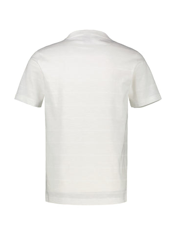 Lerros, V-Neck White T-shirt in knit quality