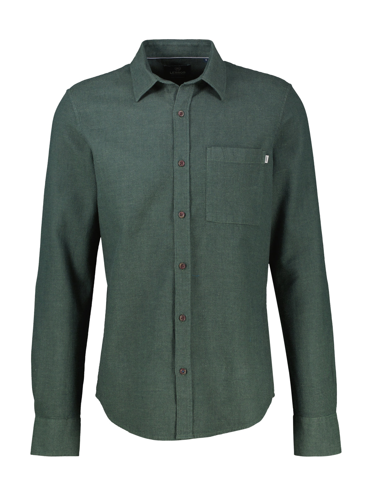 Lerros, Textured Long-Sleeve Shirt – Green