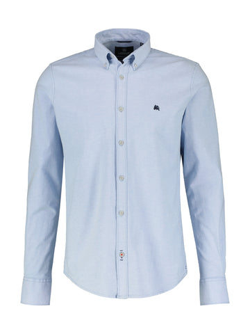 Lerros,Blue Plain Oxford Shirt
