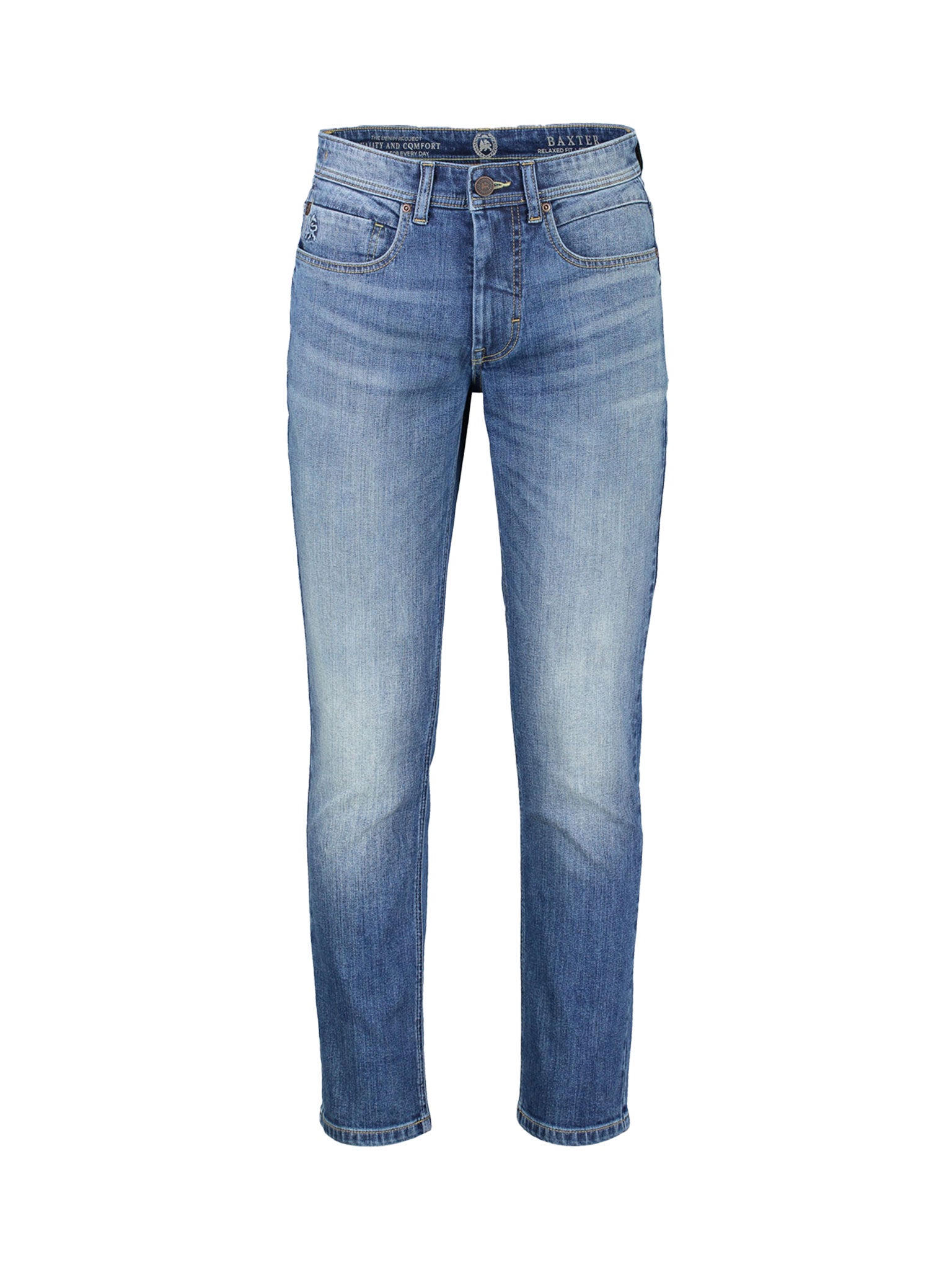 Lerros, Baxter 5-Pocket-Denim im Used-Look, RELAXED FIT, Comfort Stretch