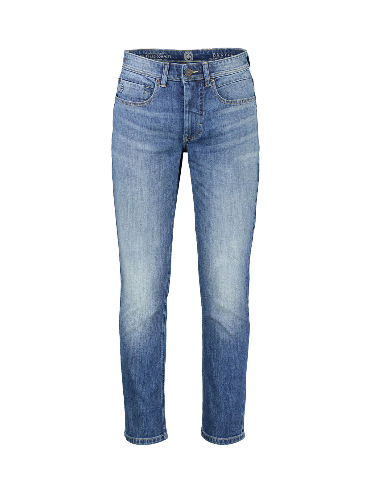 Lerros, Baxter 5-Pocket-Denim im Used-Look, RELAXED FIT, Comfort Stretch