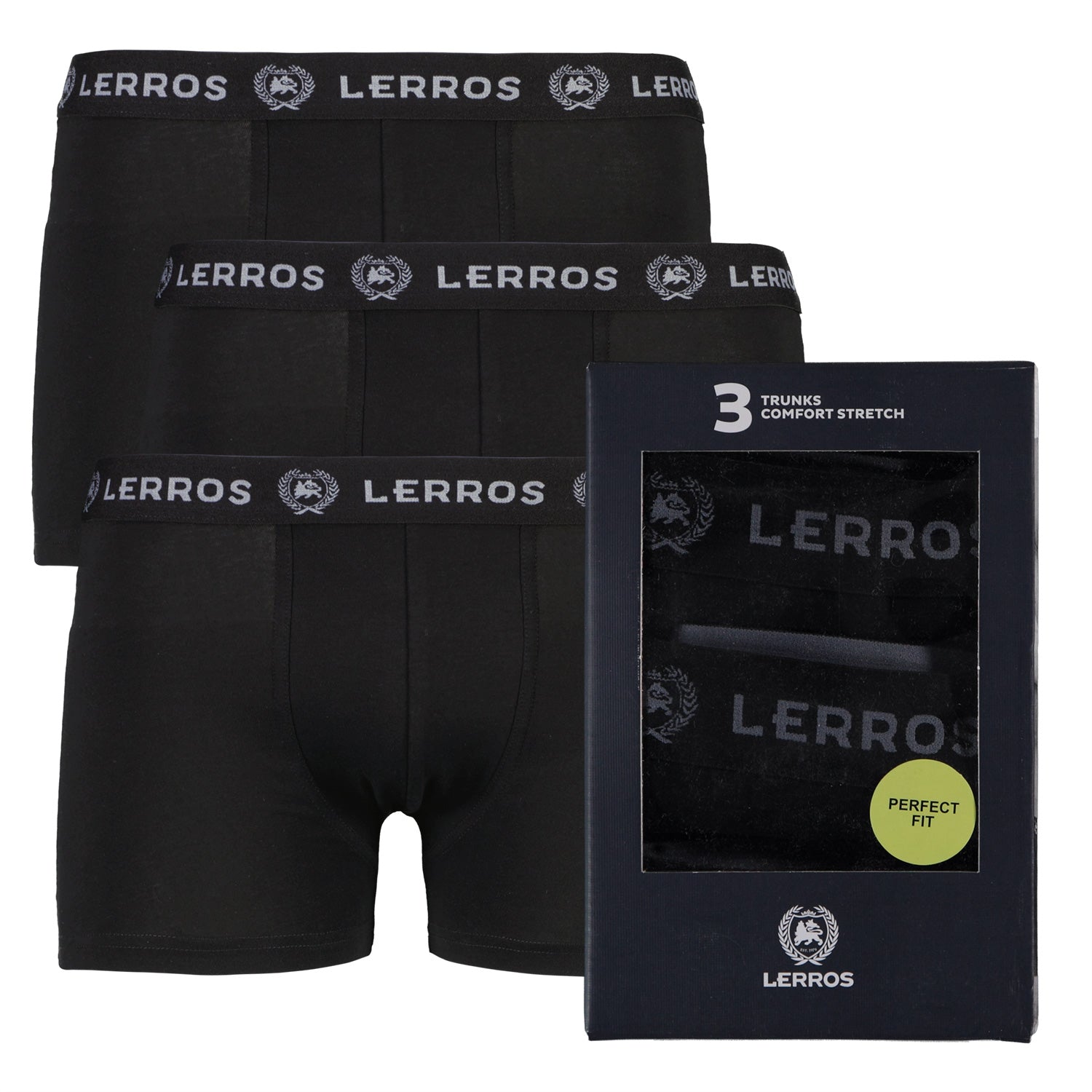 Lerros, Black Boxers Pack Of 3